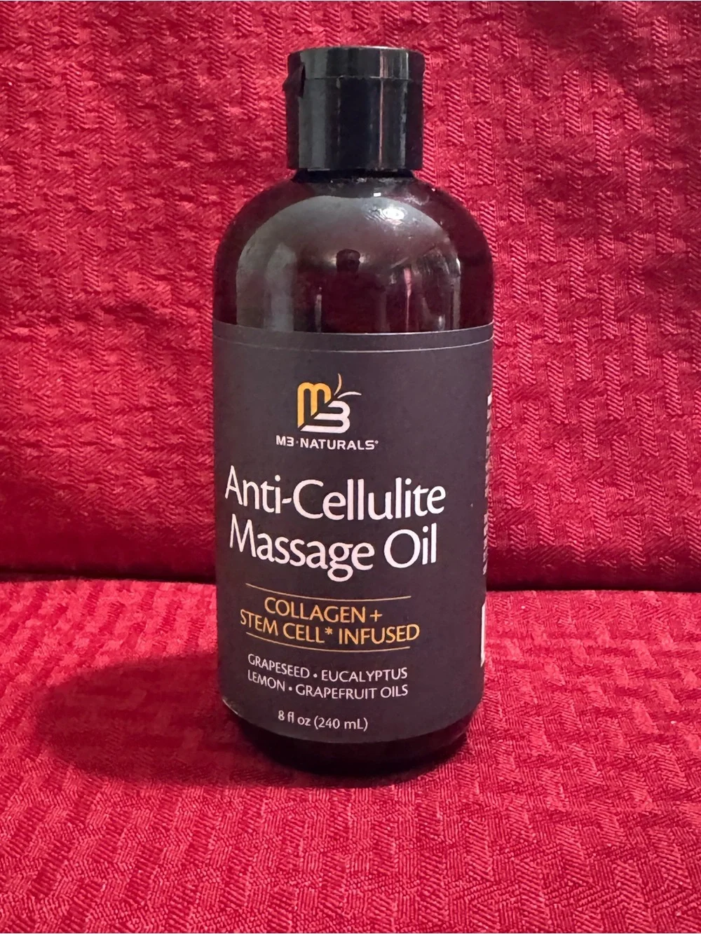 Anti-Cellulite Massage Oil — Black Bottle